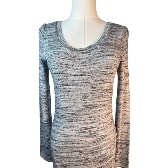 2/$30 Splendid Small Gray Long Sleeve Bodycon Dress Rayon Polyester Blend - Picture 15 of 16